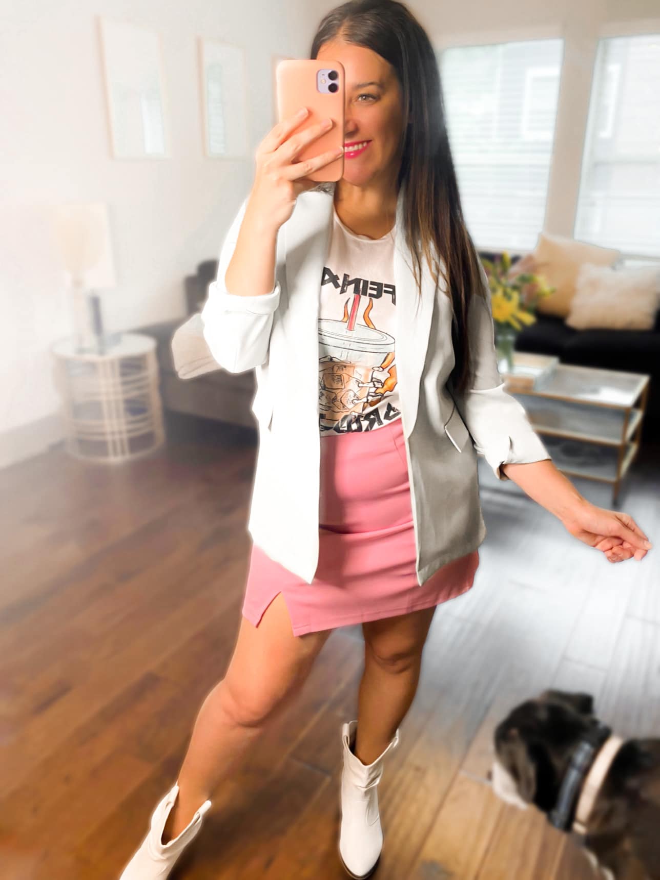 Lydia Loose Fit Blazer Blouse
