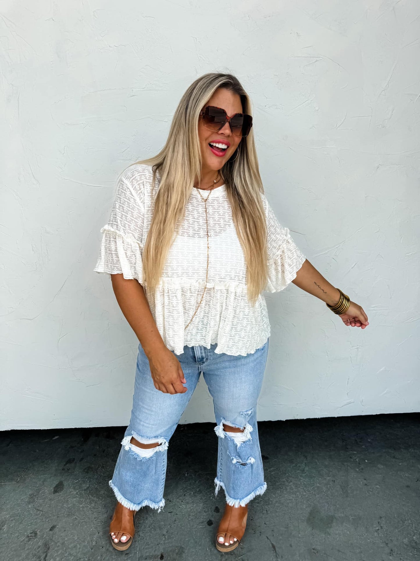 MAGGIE LACE TOP